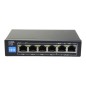 Ethernet Poe Switch Safire 6 Ports 4 Poe (Sf-Sw0604Poe-60)