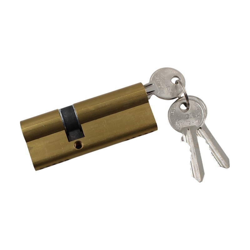 Κύλινδρος Απλός Cisa 80mm 30-50 Χρυσό (08010-17-0-00-00)