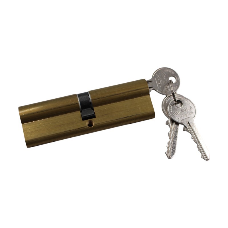 Κύλινδρος Απλός Cisa 100mm 50-50 Χρυσό (08010-23-0-00-00)