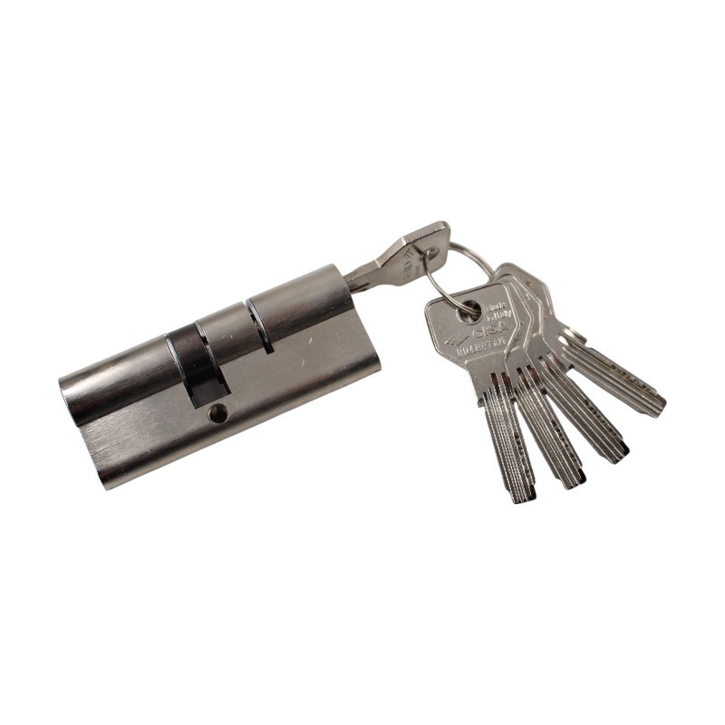 Κύλινδρος Ασφαλείας Cisa 80mm 35-45 Νίκελ (0E300-19-0-12-00-C5)