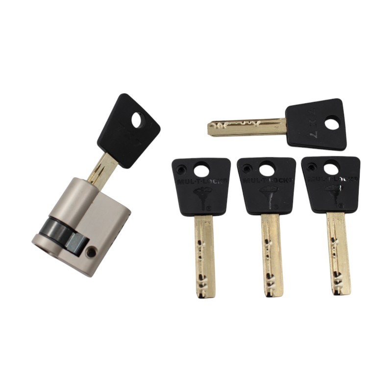 Κύλινδρος Ασφαλείας Mul-T-Lock 36.5mm 27-9,5 Μισός Νίκελ (92101982)