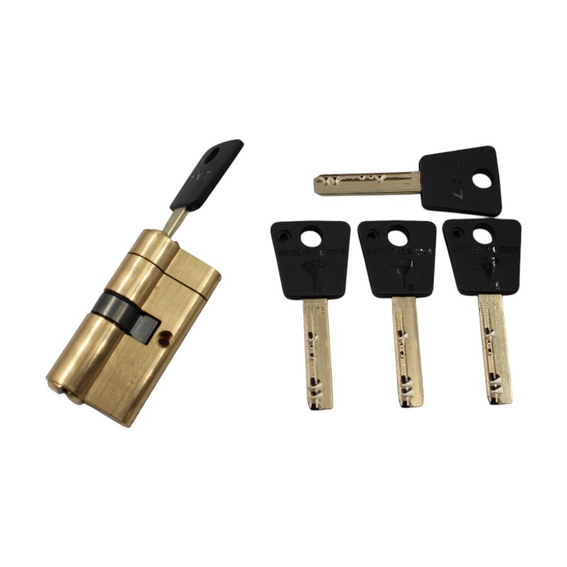 Κύλινδρος Ασφαλείας Mul-T-Lock 62mm 31-31 Break Secure Χρυσό (92101515)