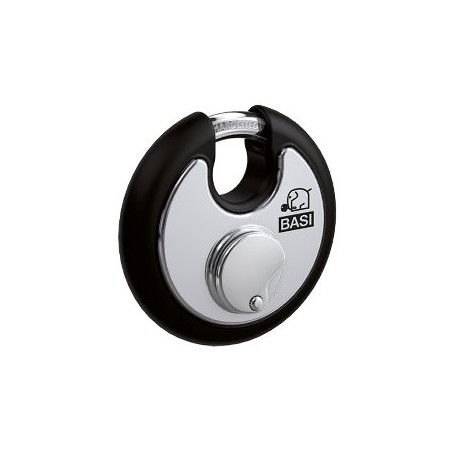 Λουκέτο Basi Στρογγυλό 70Mm Με Επένδυση (6100-7020-SCHW)