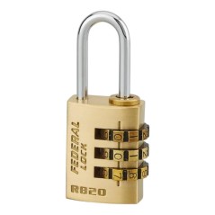 Λουκέτο Με Συνδιασμό Thirard Brass 20mm (113945)