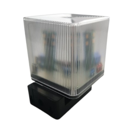 Λευκός Φάρος Led Flash Τετράγωνος 24V 230V (LedFlash)