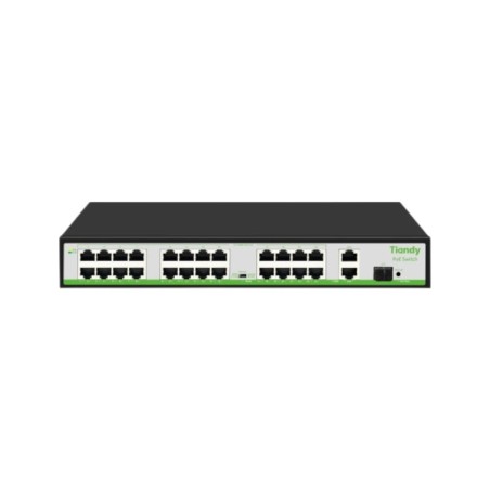 Ethernet Poe Switch Tiandy 24 Poe 2 Uplink 1 Sfp (TC-P3S027)