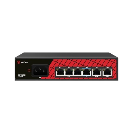Ethernet Poe Switch Safire 4 Poe 2 Uplink (Sf-Sw0604HiPoe-60)