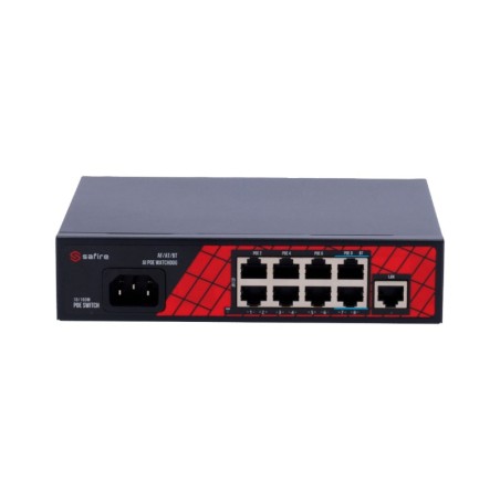 Ethernet Poe Switch Safire 8 Poe 1 Uplink (Sf-Sw0908HiPoe-120)