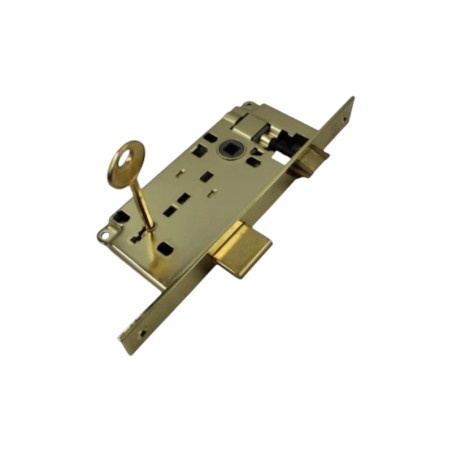 Κλειδαριά Μεσόπορτας Gevy 45Mm Χρυσή Οβάλ (222.002.204)