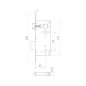 Κλειδαριά Μεσόπορτας Τύπου Θες Νίκης Oval 40Mm 90mm Πόμολο Νίκελ (160206-02)