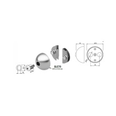 Κλειδαριά Τζαμόπορτας Disec Abloy Protec 2 (GLC70)