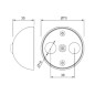 Κλειδαριά Τζαμόπορτας Disec Abloy Protec 2 (GLC70)