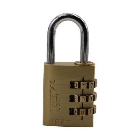 Λουκέτο Με Συνδιασμό Thirard Brass 30mm (013946)